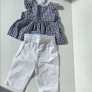 Jacadi 12M girls outfit